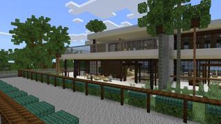 Screenshot of the Minecraft Bedrock Marketplace product Modern Millionaire Mansion created by DogHouse.
