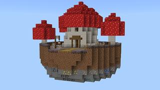 Screenshot of the Minecraft Bedrock Marketplace product Mushroom Skyblock created by DogHouse.