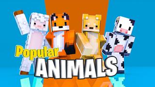 Thumbnail of the Minecraft Bedrock Marketplace product Popular Animals created by DogHouse.