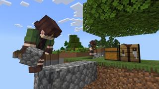 Screenshot of the Minecraft Bedrock Marketplace product Puzzle Skyblock created by DogHouse.