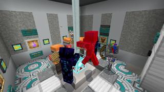 Screenshot of the Minecraft Bedrock Marketplace product Safest Base Vs. Robots created by DogHouse.