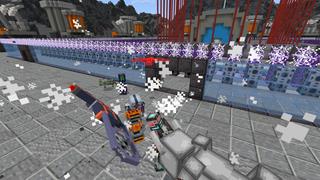 Screenshot of the Minecraft Bedrock Marketplace product Safest Base Vs. Robots created by DogHouse.