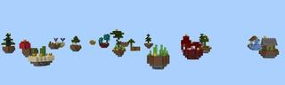 Panorama of the Minecraft Bedrock Marketplace product Skyblock With Lucky Block created by DogHouse.