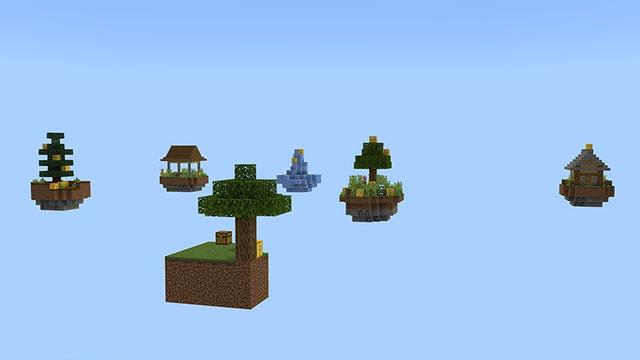 Screenshot of the Minecraft Bedrock Marketplace product Skyblock With Lucky Block created by DogHouse.