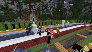 Screenshot of the Minecraft Bedrock Marketplace product Spooky Mobs vs. Haunted House created by DogHouse.