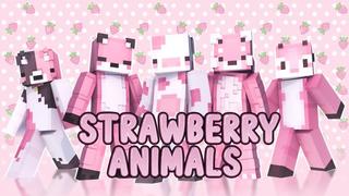 Thumbnail of the Minecraft Bedrock Marketplace product Strawberry Animals created by DogHouse.