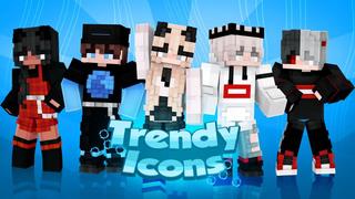Thumbnail of the Minecraft Bedrock Marketplace product Trendy Icons created by DogHouse.