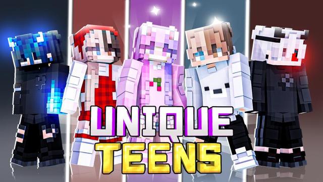 Thumbnail of the Minecraft Bedrock Marketplace product Unique Teens created by DogHouse.