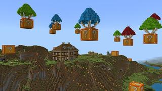 Screenshot of the Minecraft Bedrock Marketplace product World Of Lucky Block created by DogHouse.