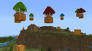 Screenshot of the Minecraft Bedrock Marketplace product World Of Lucky Block created by DogHouse.