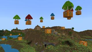 Screenshot of the Minecraft Bedrock Marketplace product World Of Lucky Block created by DogHouse.