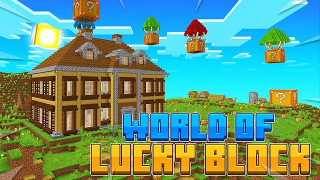 Thumbnail of the Minecraft Bedrock Marketplace product Monde de Lucky Block created by DogHouse.
