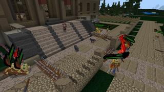 Screenshot of the Minecraft Bedrock Marketplace product Zombies++ created by DogHouse.