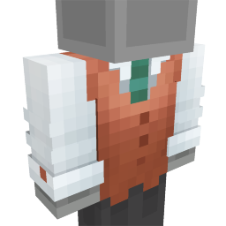 Thumbnail of the Minecraft Bedrock Marketplace product Copper Vest & Tie created by Dots Aglow.