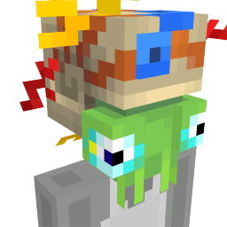 Thumbnail of the Minecraft Bedrock Marketplace product Coral Zombie Nautilus Head created by Dots Aglow.