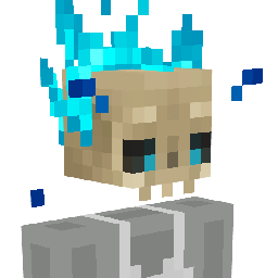 Thumbnail of the Minecraft Bedrock Marketplace product Flaming Skull created by Dots Aglow.