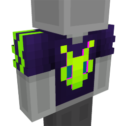 Thumbnail of the Minecraft Bedrock Marketplace product Glowing Alien T-shirt created by Dots Aglow.