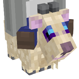 Thumbnail of the Minecraft Bedrock Marketplace product Goat Jockey Costume created by Dots Aglow.