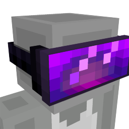 Thumbnail of the Minecraft Bedrock Marketplace product Obsidian Ski Goggles created by Dots Aglow.