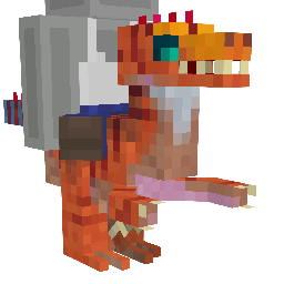 Thumbnail of the Minecraft Bedrock Marketplace product Velociraptor Costume created by Dots Aglow.
