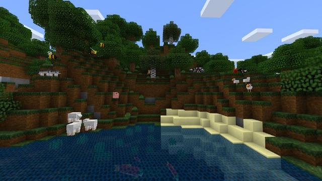 Screenshot of the Minecraft Bedrock Marketplace product ruF Textures created by Double DJ Studios.
