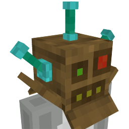 Thumbnail of the Minecraft Bedrock Marketplace product Cardboard Box Robot created by Dragnoz.