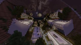 Screenshot of the Minecraft Bedrock Marketplace product Hollow Hill created by Dragnoz.