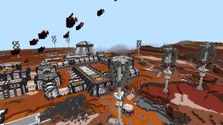 Screenshot of the Minecraft Bedrock Marketplace product Mars Base Alpha created by Dragnoz.