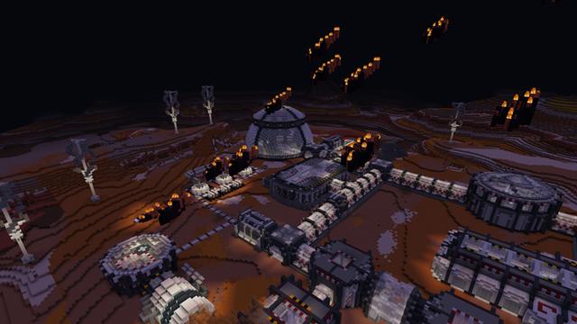 Screenshot of the Minecraft Bedrock Marketplace product Mars Base Alpha created by Dragnoz.
