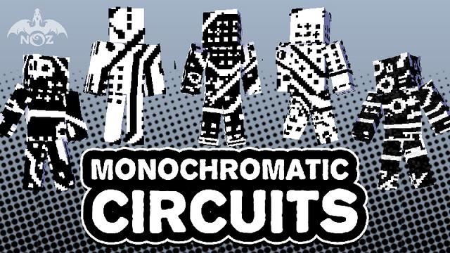 Thumbnail of the Minecraft Bedrock Marketplace product Monochromatic Circuits created by Dragnoz.