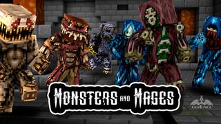 Thumbnail of the Minecraft Bedrock Marketplace product Monsters And Mages created by Dragnoz.