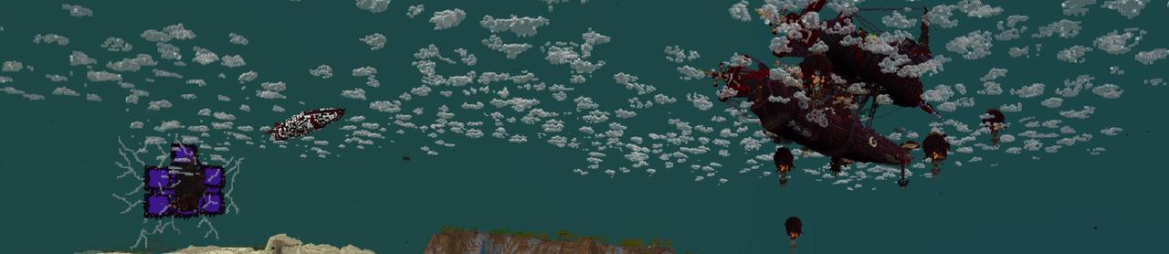 Panorama of the Minecraft Bedrock Marketplace product Nether Invasion created by Dragnoz.