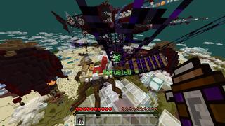 Screenshot of the Minecraft Bedrock Marketplace product Nether Invasion created by Dragnoz.
