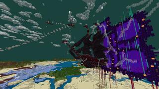 Screenshot of the Minecraft Bedrock Marketplace product Nether Invasion created by Dragnoz.