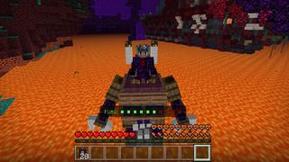Screenshot of the Minecraft Bedrock Marketplace product Nether Invasion created by Dragnoz.