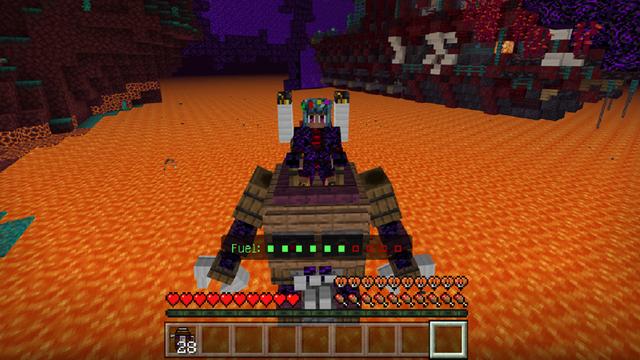 Screenshot of the Minecraft Bedrock Marketplace product Nether Invasion created by Dragnoz.