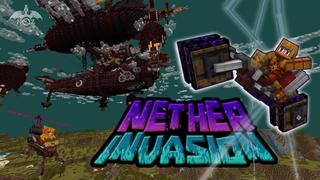 Thumbnail of the Minecraft Bedrock Marketplace product Nether Invasion created by Dragnoz.