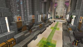 Screenshot of the Minecraft Bedrock Marketplace product Sky Ship: Survival Base created by Dragnoz.