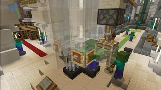 Screenshot of the Minecraft Bedrock Marketplace product Sky Ship: Survival Base created by Dragnoz.