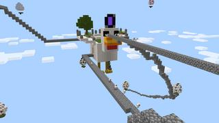 Screenshot of the Minecraft Bedrock Marketplace product Skyblock: Chicken Rampage created by Dragnoz.