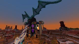 Screenshot of the Minecraft Bedrock Marketplace product The Portal created by Dragnoz.