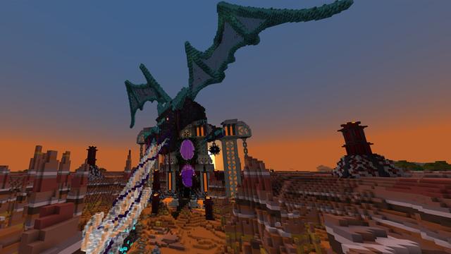 Screenshot of the Minecraft Bedrock Marketplace product The Portal created by Dragnoz.