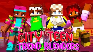 Thumbnail of the Minecraft Bedrock Marketplace product City Teen Trend Blenders created by Duh.
