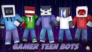 Thumbnail of the Minecraft Bedrock Marketplace product Gamer Teen Bots created by Duh.