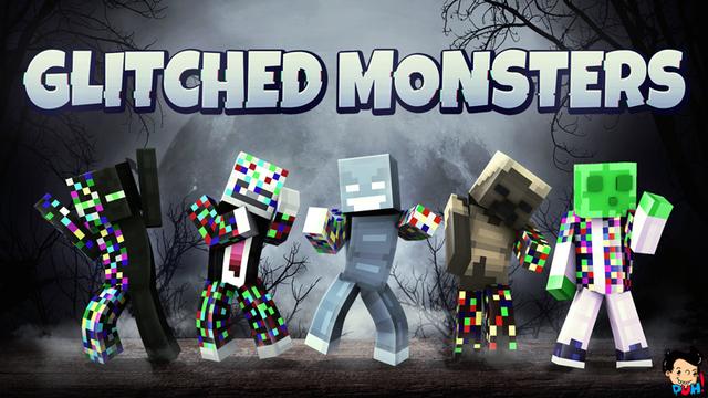 Thumbnail of the Minecraft Bedrock Marketplace product Glitched Monsters created by Duh.