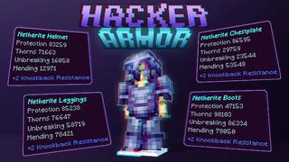 Thumbnail of the Minecraft Bedrock Marketplace product Hacker Armor created by Duh.