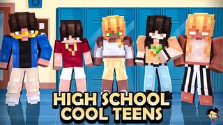 Thumbnail of the Minecraft Bedrock Marketplace product High School Cool Teens created by Duh.