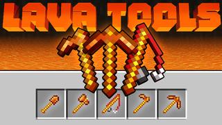 Thumbnail of the Minecraft Bedrock Marketplace product Lava Tools created by Duh.