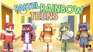 Thumbnail of the Minecraft Bedrock Marketplace product Pastel Rainbow Teens created by Duh.