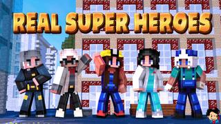 Thumbnail of the Minecraft Bedrock Marketplace product Real Super Heroes created by Duh.